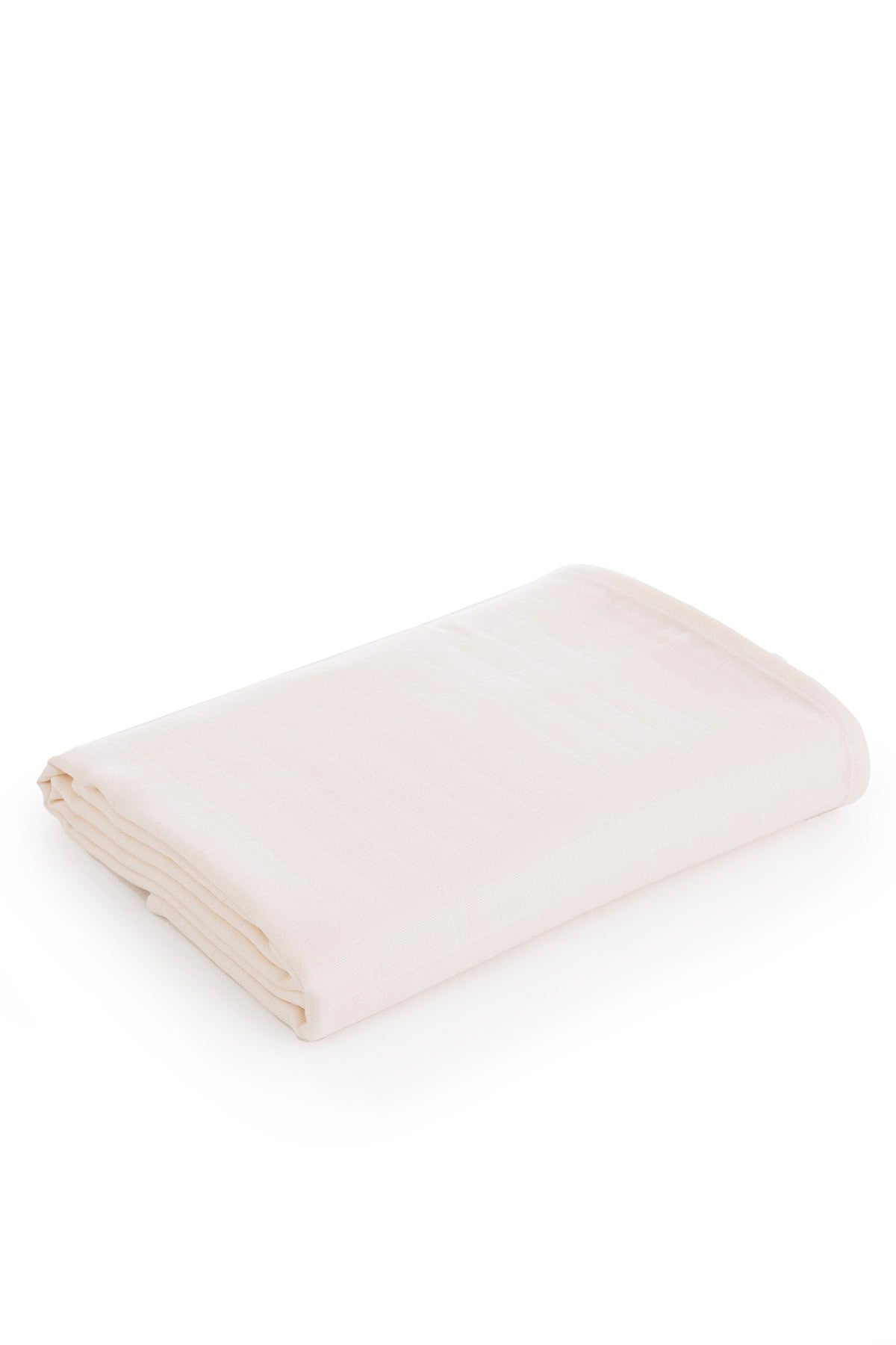 Muslin Cloth Cover Solid Color - Cream 120x120 cm + 4 Pcs Burp Cloths
