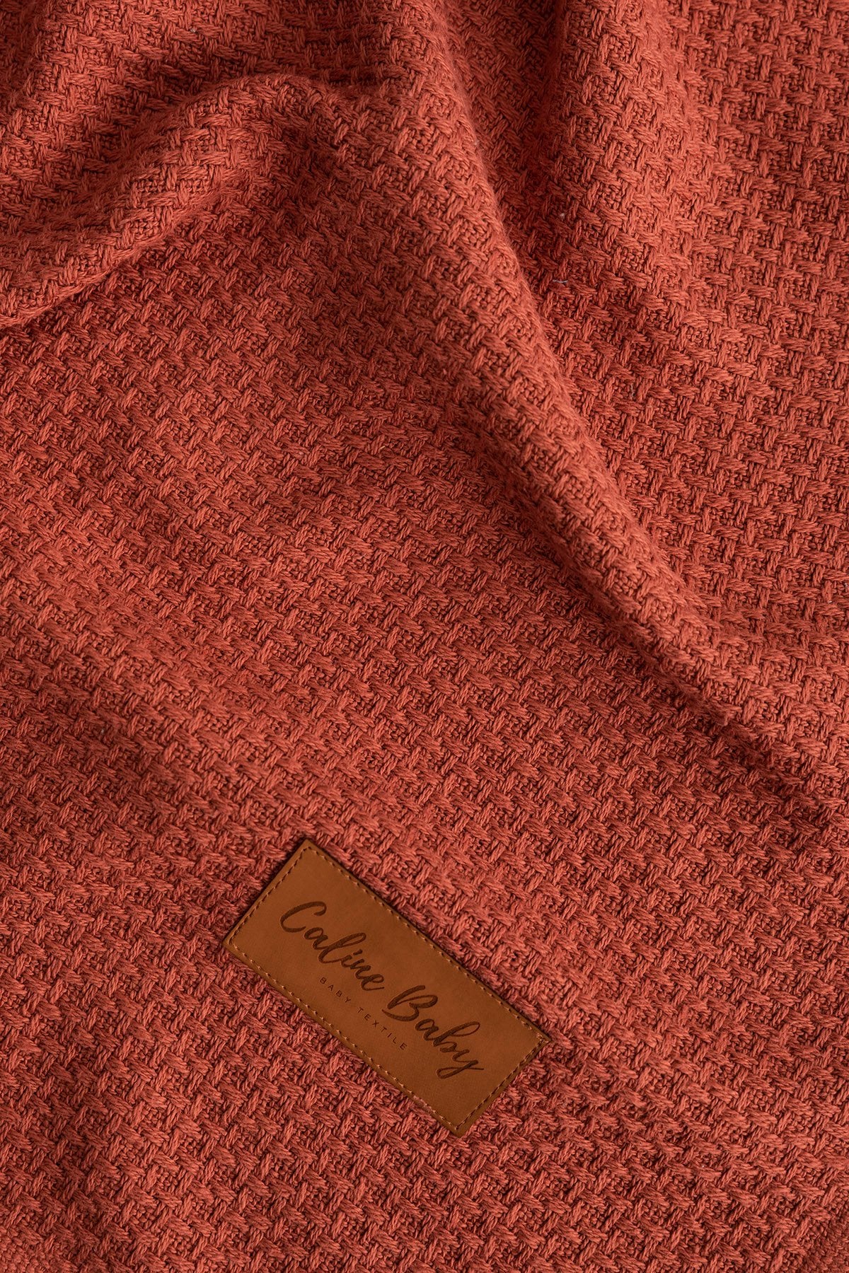 Caline Baby Pamuk Bebek Pikesi 115x100cm - Kiremit