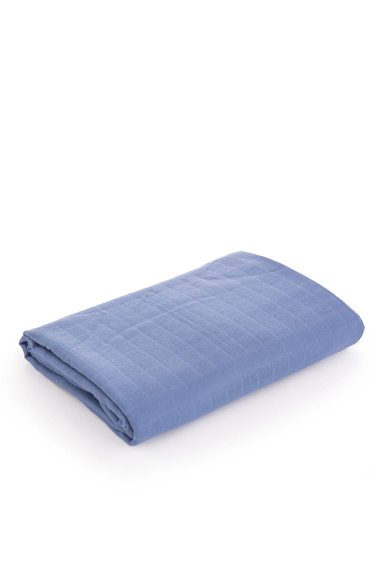 Muslin Fabric Cover Plain Color - Infinity Blue 120x120 cm + 4 Burp Cloths