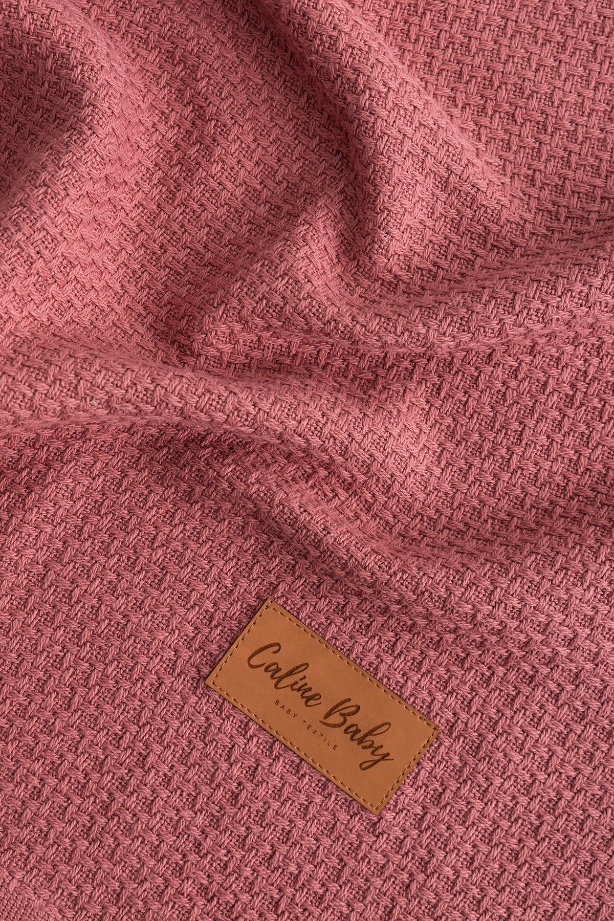 Caline Baby Pamuk Bebek Pikesi 115x100cm - Gül Kurusu