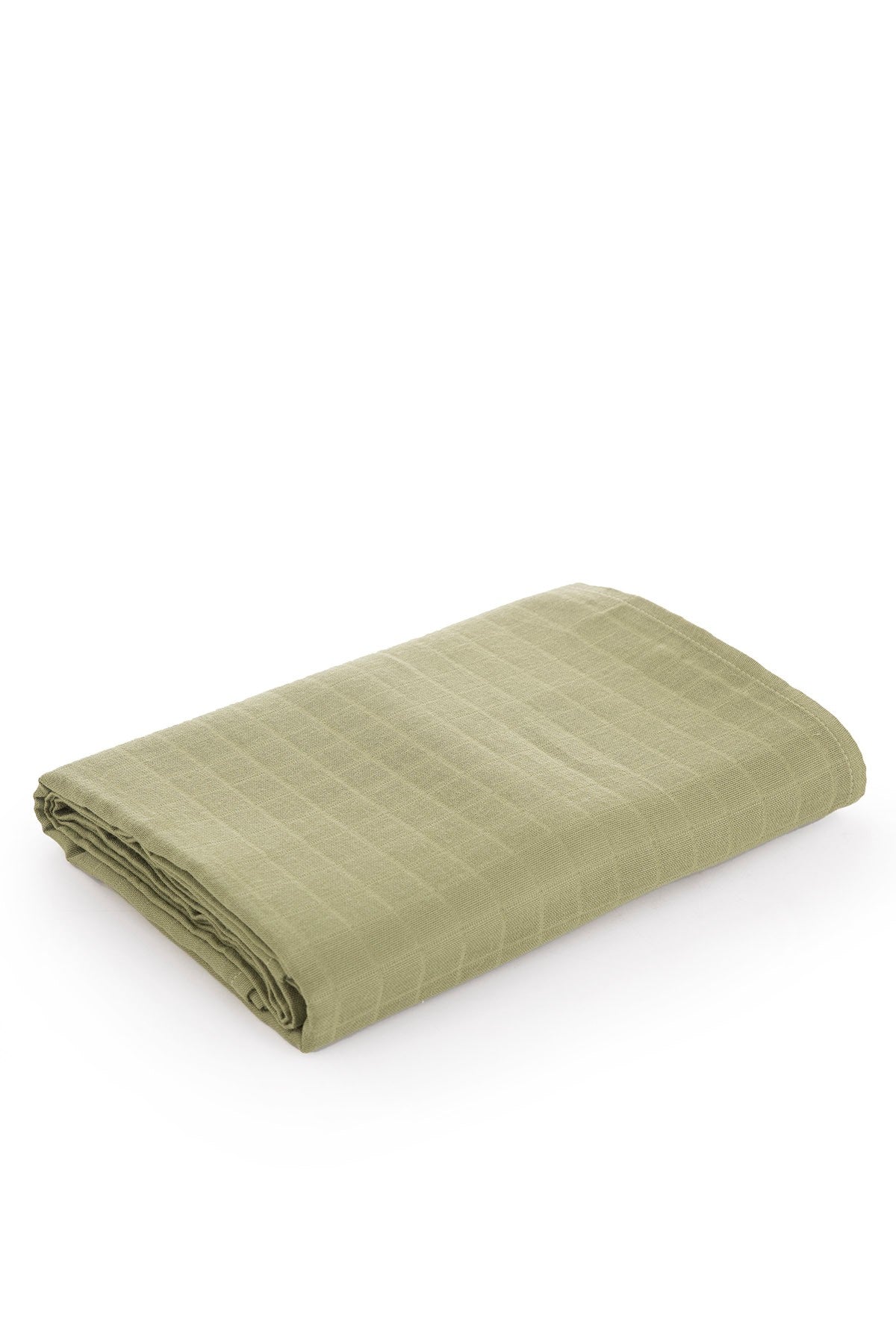 Muslin Cloth Blanket Plain Color - Grass Green 120x120 cm + 4 Burp Cloths