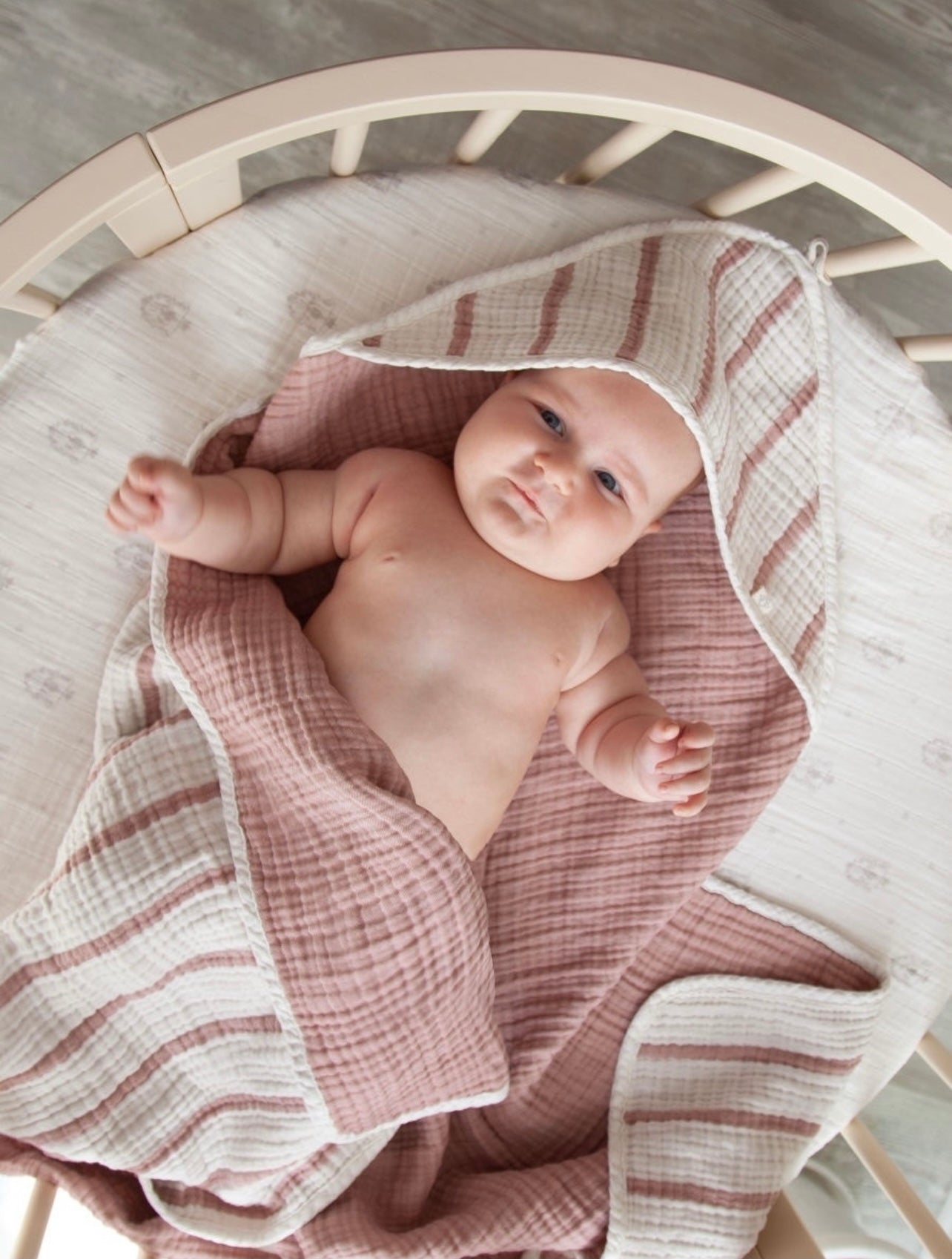 4 Kat Müslin Bebek Kundak