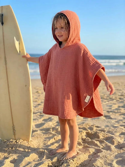 4-Layer Muslin Baby Poncho Tile