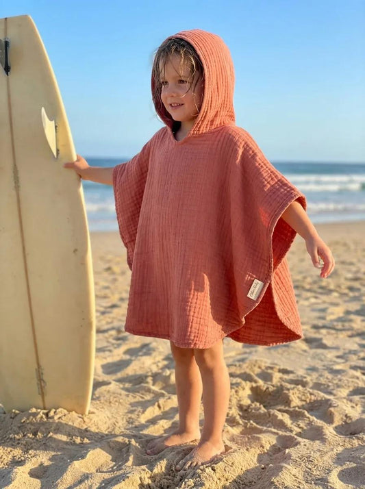 4-Layer Muslin Baby Poncho Tile