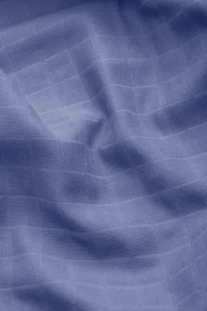 Müslin Bezi Örtü Düz Renk - Infinty Blue 120x120 cm + 4 Adet Ağız Mendili