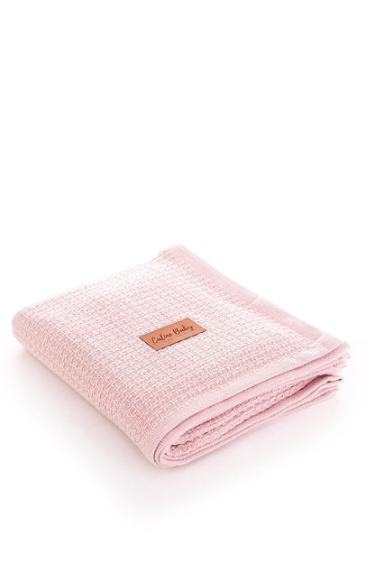 Caline Baby Cotton Baby Quilt 115x100cm - Pink