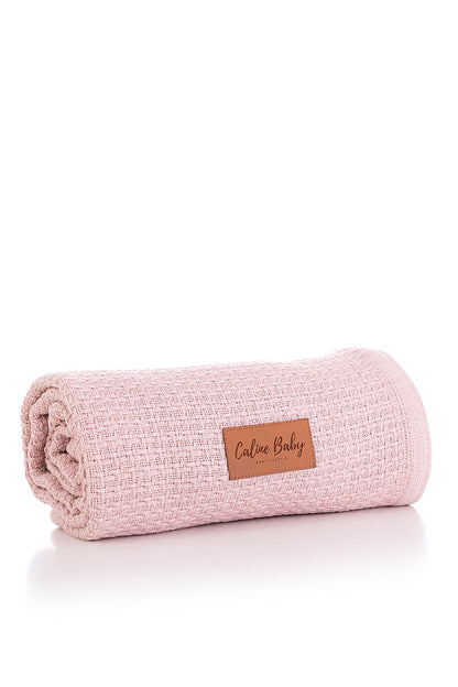 Caline Baby Cotton Baby Quilt 115x100cm - Pink