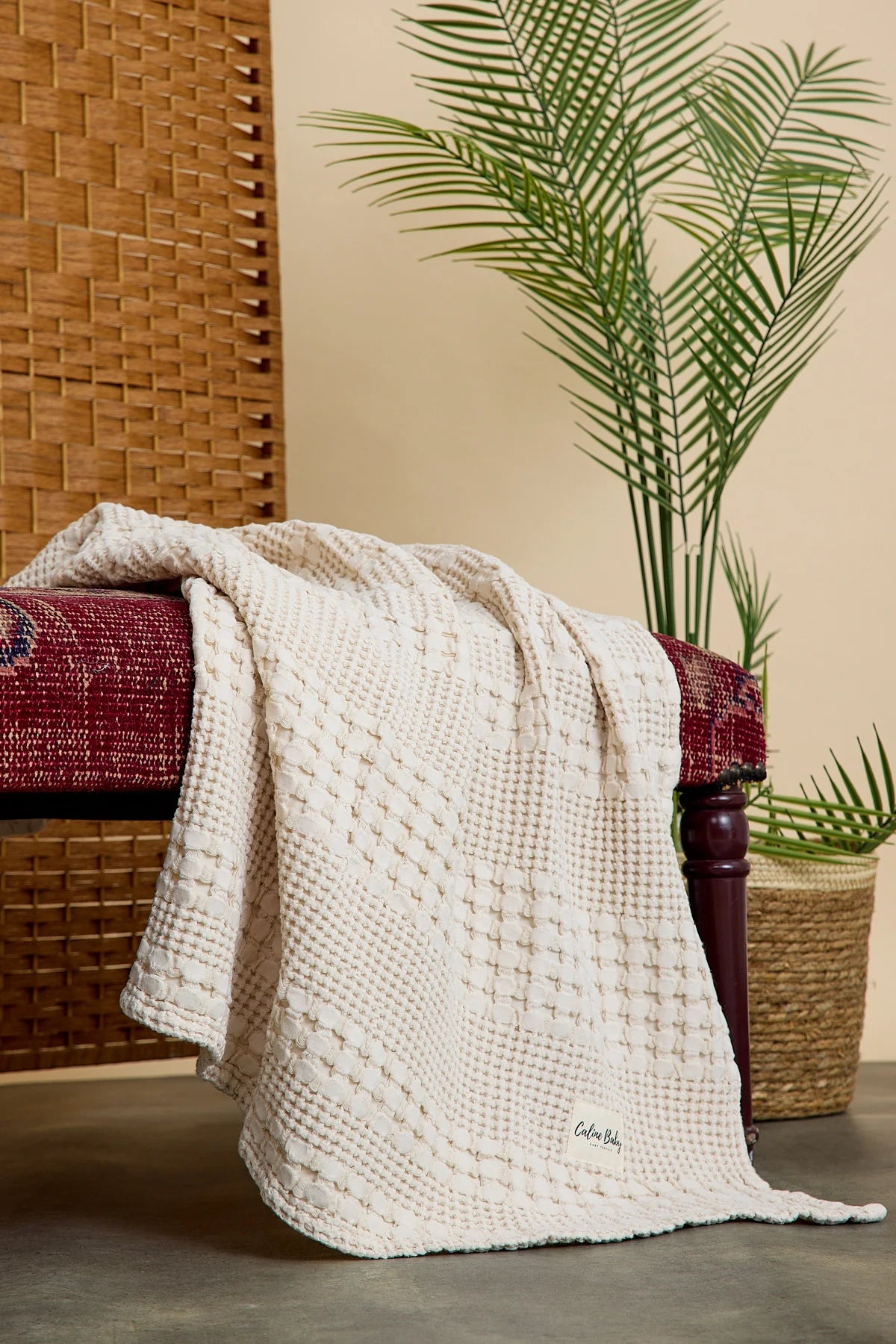 Caline Baby Waffle Pamuklu Pike 100x90 cm