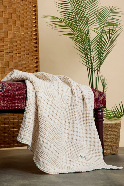 Caline Baby Waffle Pamuklu Pike 100x90 cm